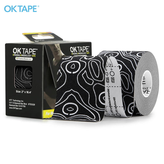 RepFusion Kinesiology Tape, Free Cut Breathable Waterproof Elastic