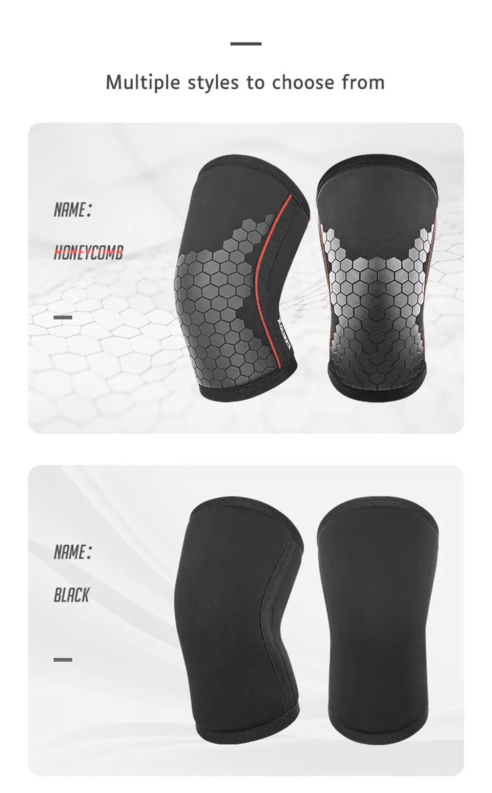 RepFusion 7mm Neoprene Knee Sleeves for Weightlifting