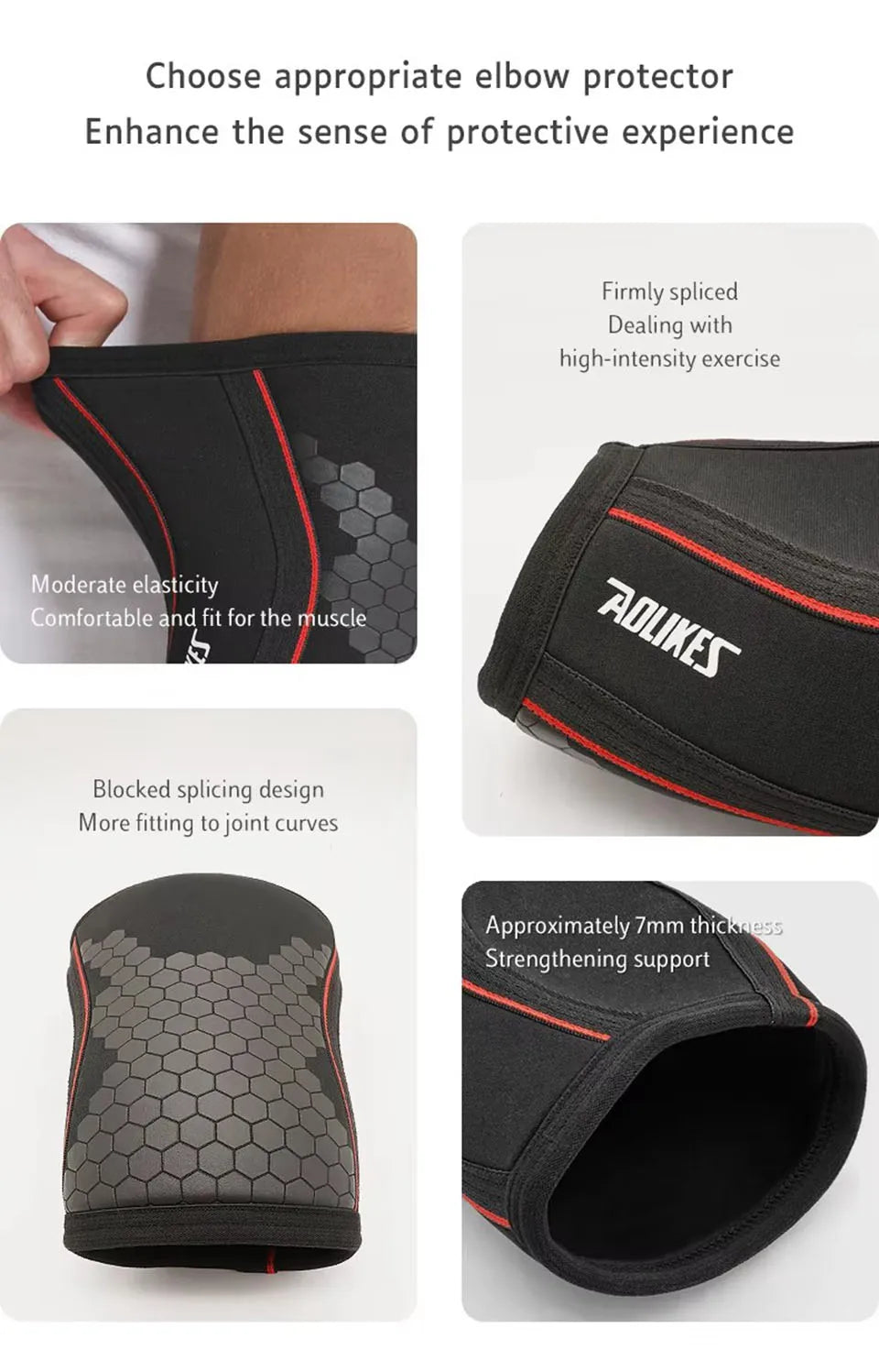 RepFusion 7mm Neoprene Knee Sleeves for Weightlifting