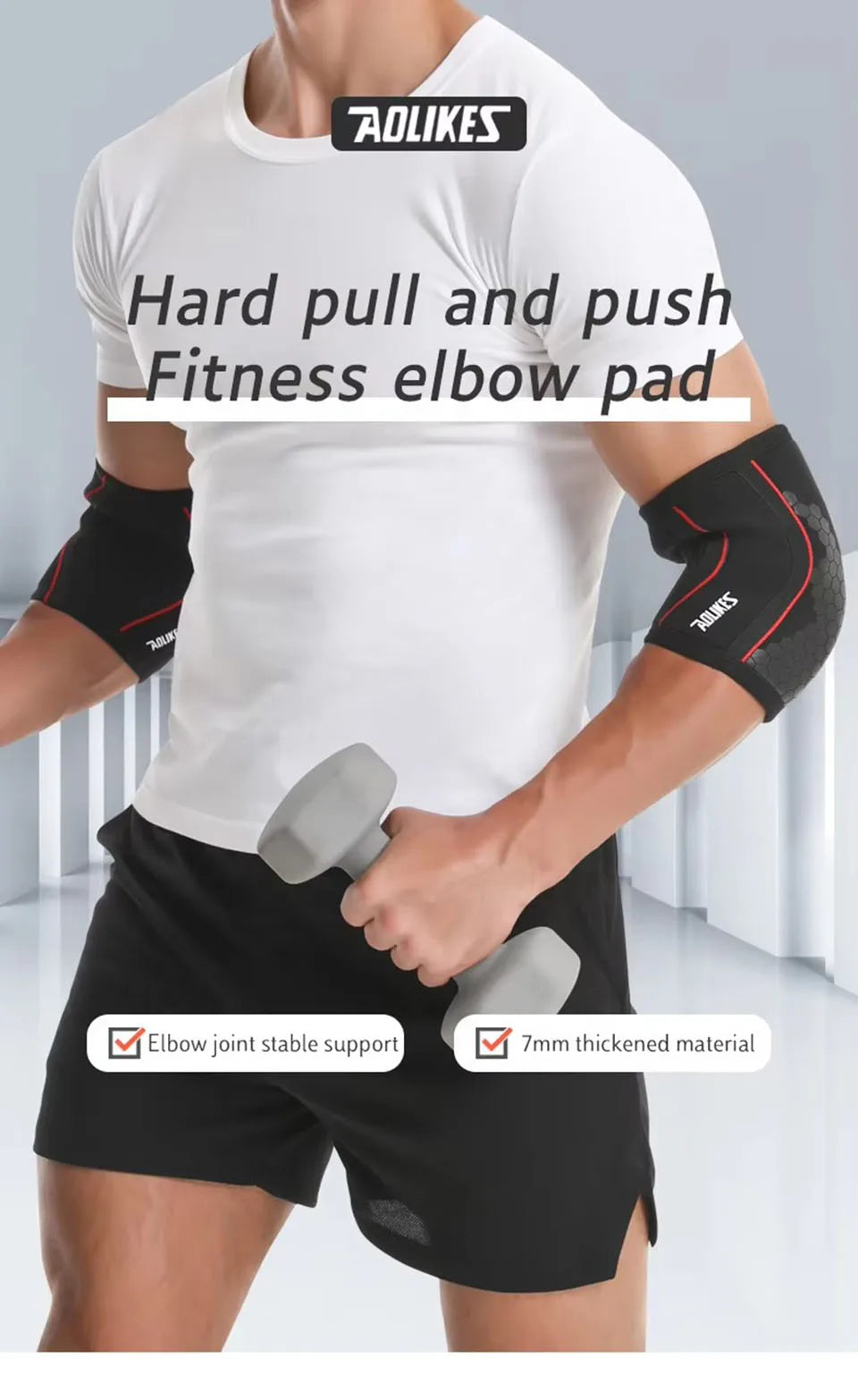 RepFusion 7mm Neoprene Knee Sleeves for Weightlifting